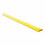 Checkers SB9S-SY Recycled Plastic Parking Stop, 106 In L X 10 In W X 2 In H, Yellow, W/Sl Spike Hdw, Price/1 EA