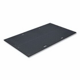 Checkers TM4496-B Trakmat Ground Protection Mat, 0.5 In Thick X 44.5 In W X 96 In L, Black