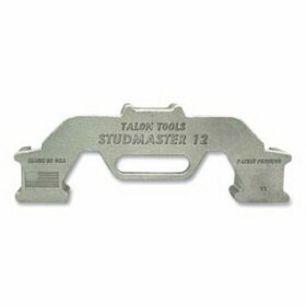 Talon Tools USA SM12-S Stud Master Precision Framing Tool, 6.25 in W x 15.5 in L x 2 in H, for Wood Studs on 12 in Centers, Aluminum