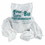 General Supply UFSN250CW01 Bag-A-Rags Reusable Wiping Cloths, Cotton, White, 1Lb Pack, Price/12 PK