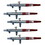 Paasche MIL-6P MIL Six Pack with Medium Heads (0.74 mm), Price/Pack
