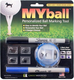 Greenskeeper MYball Marking Tool Man's Best Friend Series