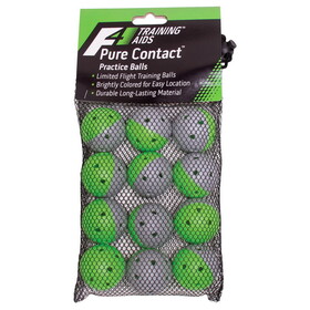 ProActive Sports F4 Pure Contact Practice Golf Balls in Mesh Bag - 12 pack