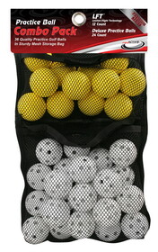 ProActive Sports Practice Ball Combo Pack in Mesh Bag - 36 Piece