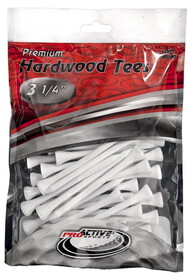 ProActive Tees 3 1/4" 100 pack--White