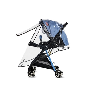 Muka EVA Durable Rain Cover for Stroller Transparent Baby Travel Weather Shield against Rain/Wind/Dust/Snow