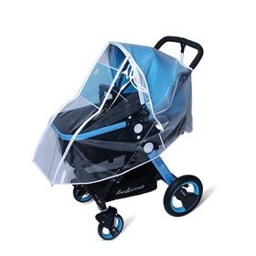 Muka Multi-Size Rain Cover for Stroller with UV-Proof Window Windproof Baby Travel Weather Shield
