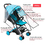 Muka Multi-Size Rain Cover for Stroller with UV-Proof Window Windproof Baby Travel Weather Shield