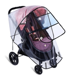 Muka EVA Multi-Size Clear Rain Cover for Baby Stroller Weather Shield with Ventilation Holes