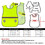 Muka Customized Dog Safety Vest, Reflective Jacket Pet Waterproof Clothing Printed with Logo, Blue - M