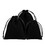 TOPTIE 50 PCS Velvet Gift Bags, 2.8x3.6 Inches Craft Drawstrings Bags Jewelry Pouches for Wedding Party Festival (Black)
