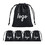 TOPTIE 50 PCS Custom Gift Wrap Bags with Drawstring, Logo on Soft Microfiber Jewelry Storage Bag