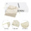 TOPTIE 50 PCS Microfiber Jewelry Bags, Drawstring Gift Wrap Bags with Ultra Soft Short Plush