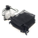 TOPTIE 100 PCS Organza Bags, Jewelry Drawstring Bags Wedding Gift Bags for Christmas Party Favor