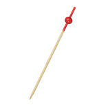 Packnwood 209BBKYOTO Kyoto Bamboo Pick With 1 Red Bead & Red End 3.5in, 2000 pcs/ Case