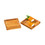 Packnwood 209BBPODA PODA Bamboo Mini Square Dish - 2.4 in, 144 pcs/ Case, Price/Case