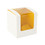 Packnwood 209BCKF1 Yellow Window Cupcake Box With Insert (Holds 1)