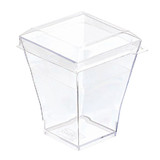 Packnwood 209MBLTAIT Clear Plastic Lid for all ''TAITI'' Cups 2.12 x 2.12 x 0.39, 600 pcs/ Case