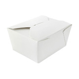 Packnwood White Paper Meal Boxes