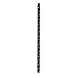 Packnwood 210CHP19DBLK Durable Black & White Polka Dot Paper Straws - 7.75 Inches, 3000 pcs/ Case