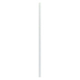 Packnwood Durable Solid White Paper Straws