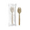 Packnwood 210CVBK2 Wooden Spork individually Wrapped With napkin , 250 pcs/ Case, Price/Case
