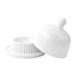 Packnwood 210MBPCLOB Mini Porcelain Bell Dish - 1 oz, 24 pcs/ Case