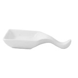 Packnwood 210MBPCUIC Mini White Square Porcelain Spoon 3.8 x 2.1 x 0.7, 24 pcs/ Case