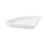 Packnwood 210MBPEVAN Mini White Porcelain Fan-Shaped Dish 3.9 x 3.1 x 0.6, 24 pcs/ Case, Price/Case