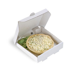Packnwood 210MINIPIZZ Mini Cardboard Pizza Box 3.5 x 3.5 x 0.8 in, 500 pcs/ Case