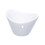 Packnwood 210MMBPEGG Mini Porcelain Bowl Egg - 1oz, 24 pcs/ Case, Price/Case