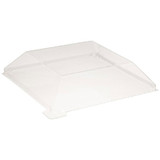 Packnwood 210SAMLT1313 Clear Recyclable Lid for 210SAMBQ1313 - 5.11 x 5.11 x 0.78 in, 100 pcs/ Case