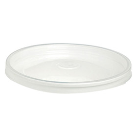 Packnwood 210SOUPLPP157 Clear PP Lid For Hot Food - Fits all Size Buckaty - 5.9 in., 360 pcs/ Case