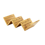 Packnwood 210STAC162 Bamboo Taco Holder - 8.14in, 5 pcs/ Case