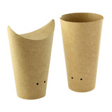 Packnwood Kraft Closable Perforated Snack Cup