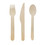 Packnwood 8NPCOUVB241B Wooden cutlery kit - 6.5 x 0.8 in, 288 pcs/ Case, Price/Case