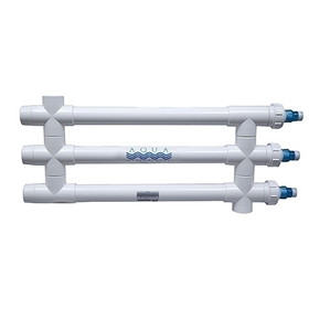 Aqua Ultraviolet A00120 Classic 120 Watt UV Sterilizer/Clarifier - 2" White 3/L