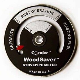 Condar CD-3-16 Thermometer Woodsaver 900&#176; Stovepipe (12)