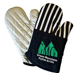 Green Mountain Grills GMG 4031 Oven Mitts-Pair (L&R)-Silicone Layered