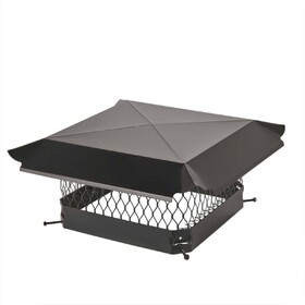 HY-C HY CBO1313 Single Flue Black Galv 13"X13"