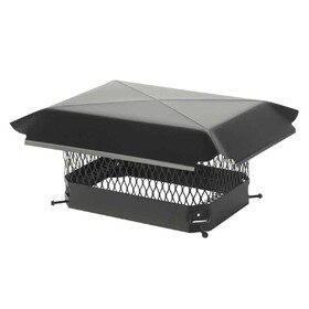 HY-C HY CBO1818 Single Flue Black Galv 18"X18"