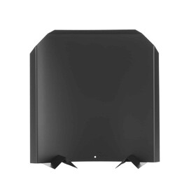 HY-C HY FB1515 Fireback Ss Black 15" X 15"