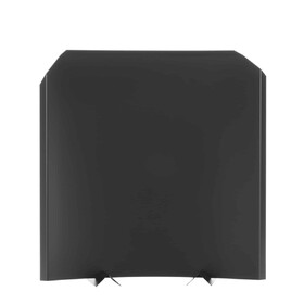 HY-C HY FB2424 Fireback Ss Black 24" X 24"