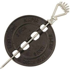 Imperial IM BM0051-A 6" Cast Iron Butterfly Damper(12/1728)