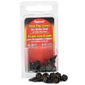 Imperial KK 0171 Black Screws Selftapping 500Ct