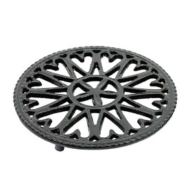 Minuteman MM C-33BK Trivet Sunburst 7" Black(6)