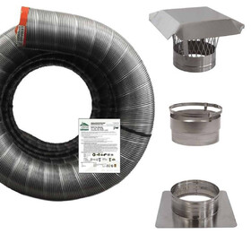 New England Chimney NC L635IK-B6 Lw 6" Idx35' Insertkit 304-006