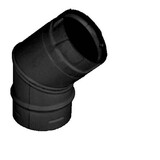 DuraVent SD-3PVP-E45B 45° Elbow (Black)