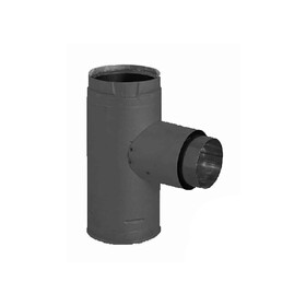 DuraVent SD 3PVP-TADX4B1 4" Diameter W /3" Adapter Branch (Black)