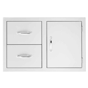 Summerset Grills SS SSDC2-33 33" 2-Drawer & Access Door Combo